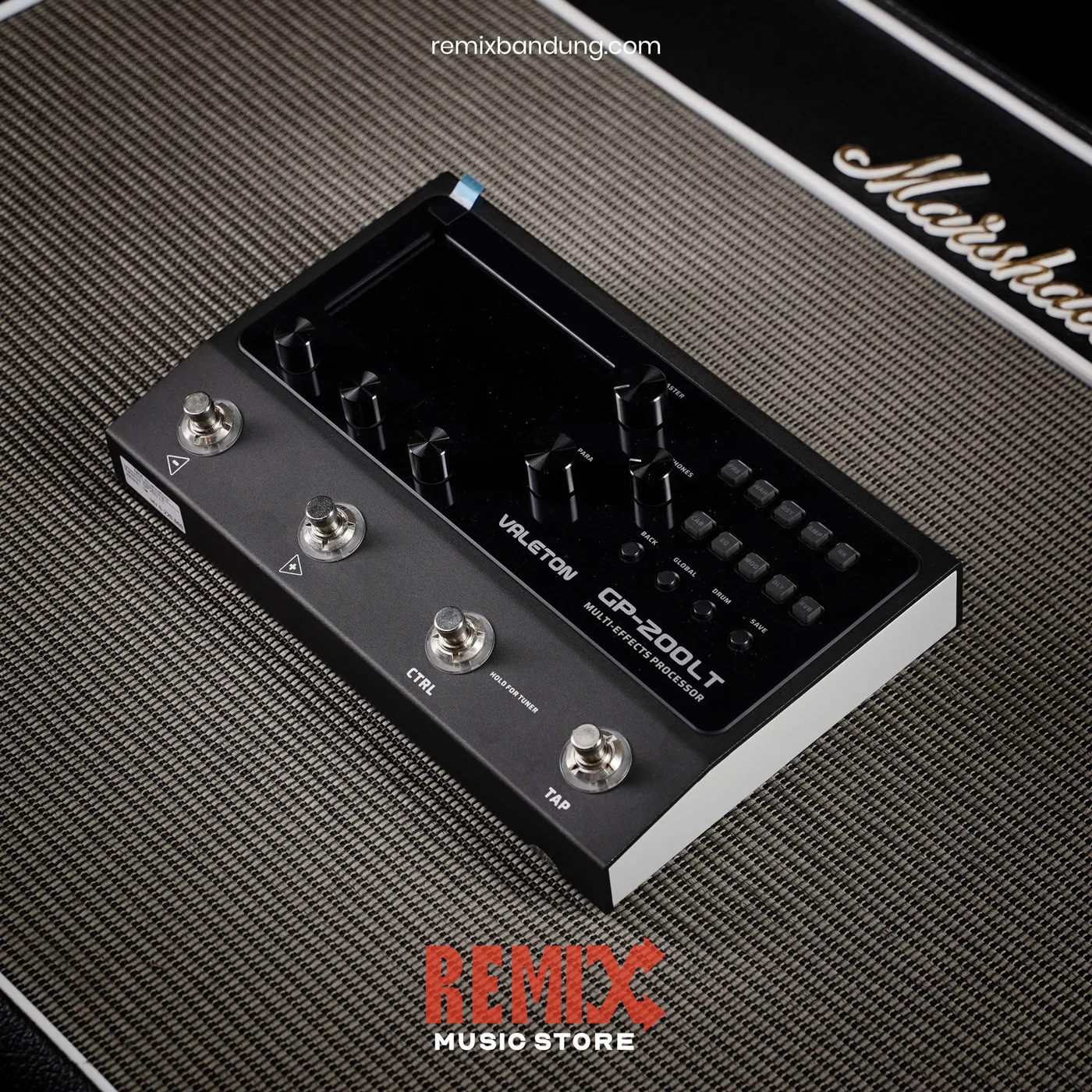 Valeton GP-200 LT, multi-efek ringkas dengan empat footswitch